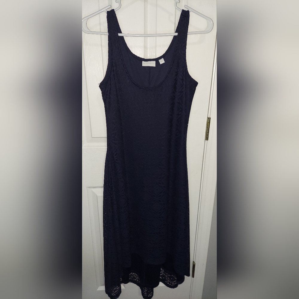 👗HIGH LOW DRESS👗 Navy blue lace
